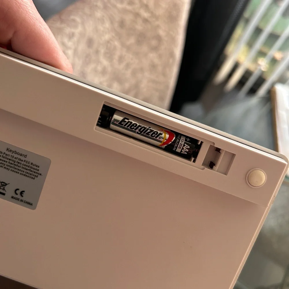 Wireless Silver Keyboard